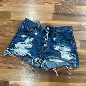 Levi 501 jean shorts from Buckle